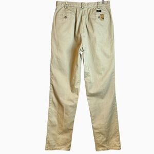 Vintage Lucchese Pleated Chino Pants Size 31x32 (Originally 32x34) Made In USA